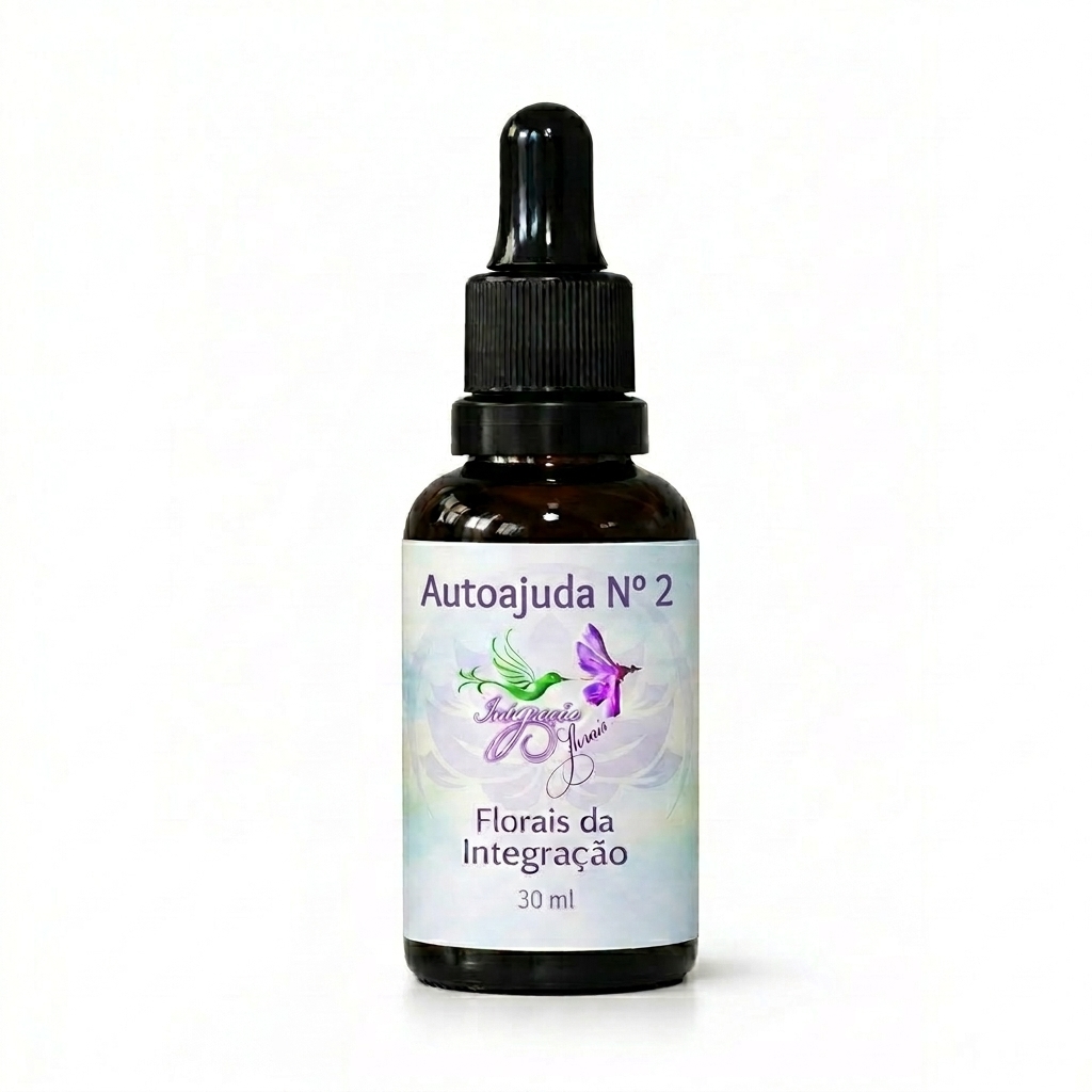 Frasco do floral Autoajuda Nº 2 da Florais da Integração 30 ml