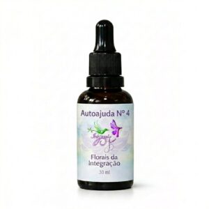 Frasco do floral Autoajuda Nº 4 da Florais da Integração 30 ml