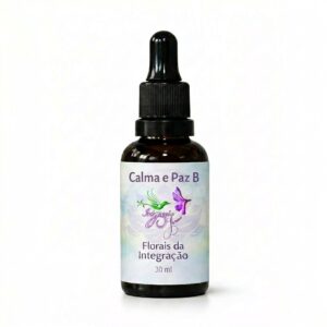 Frasco do floral Calma e Paz B da Florais da Integração 30 ml