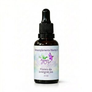 Frasco do floral Desacoplamento Mental A da Florais da Integração 30 ml