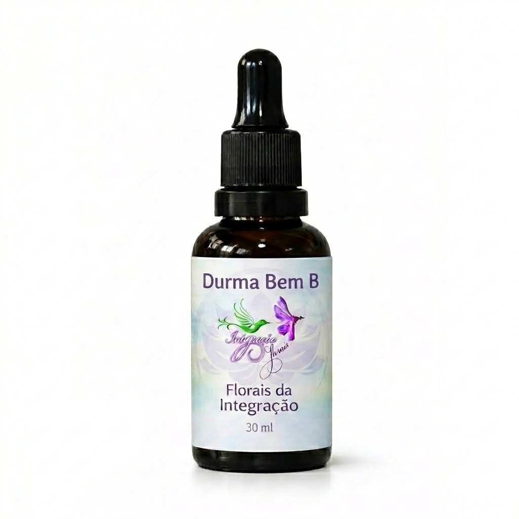 Frasco do floral Durma Bem B da Florais da Integração 30 ml