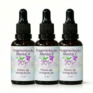 Kit Sequência Fragmentação Mental da Florais da Integração com 3 frascos de 30 ml
