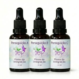 Kit Sequência Perseguição da Florais da Integração com 3 frascos de 30 ml